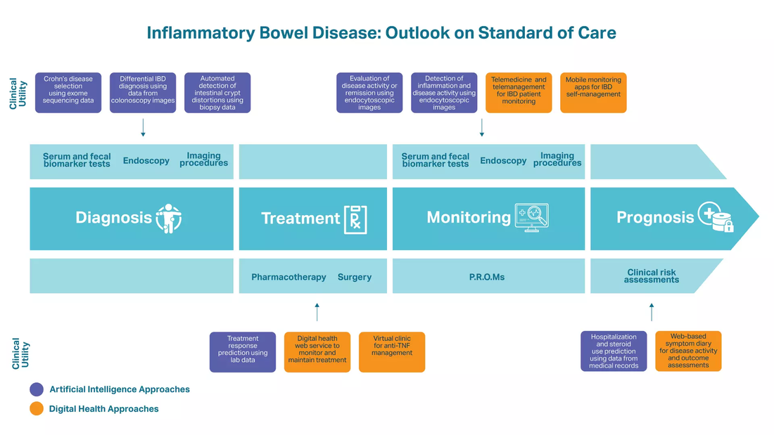 Role of Digital Health and Artificial Intelligence in Inflammatory Bowel Disease: A Scoping Review